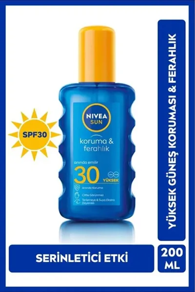 NIVEA Sun Güneş Spreyi 200 ml - SPF30