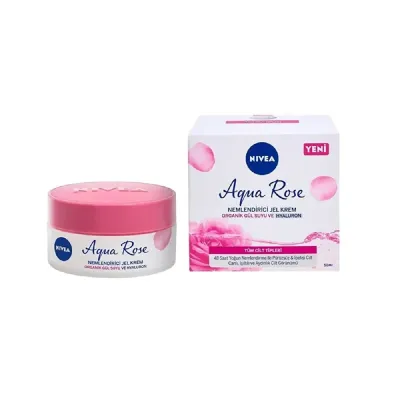 NIVEA Aqua Rose Jel Krem 50 ml