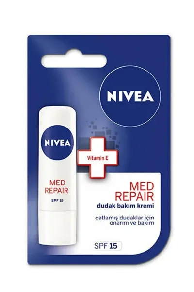 NIVEA  Dudak Bakım Kremi 4.8 gr - Med Protect