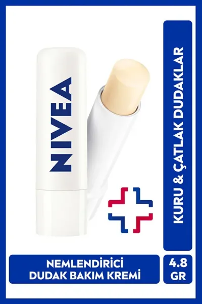 NIVEA  Dudak Bakım Kremi 4.8 gr - Kuru ve Çatlak