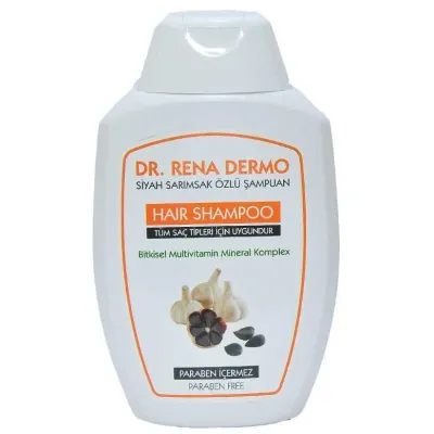 Dr. Rena Dermo Siyah Sarımsak Özlü Şampuan