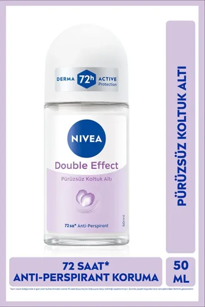 NIVEA Kadın Roll-On Deodorant Ferah Koruma 50ml - Double Effect
