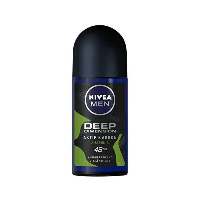 NIVEA MEN Deep Roll-On Deodorant 50ml - Amazonia