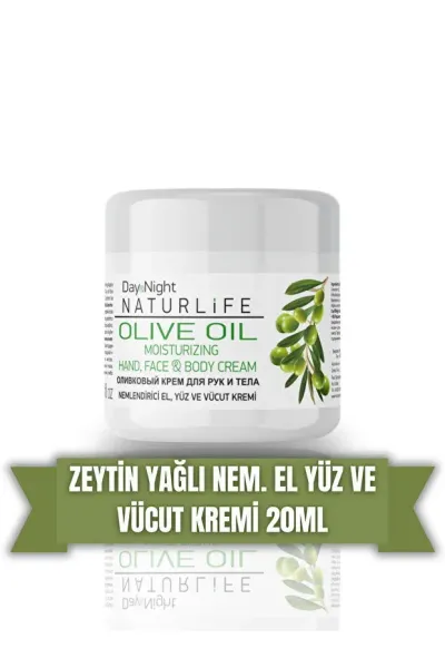 Naturlife El Yüz Vücut Kremi 20 ml - Zeytinyağlı