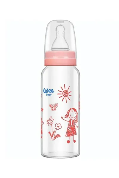 Wee Baby Klasik Plus 180 ml - Isıya Dayanıklı Cam Biberon 180 ml