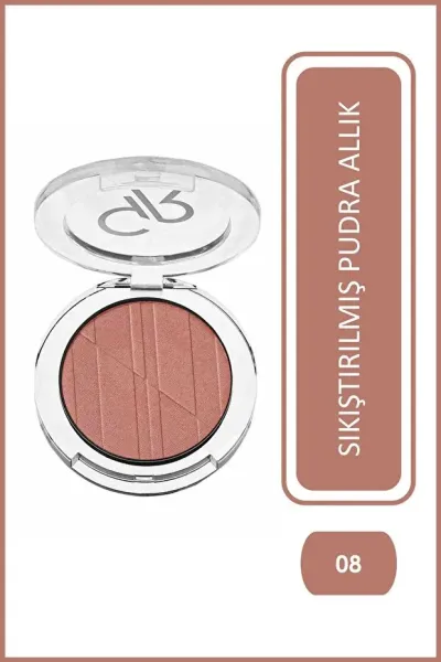 Golden Rose Powder Blush Toz Allık 7g - 08 Coral Rose