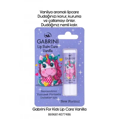 Gabrini Lip Balm Child Dudak Nemlendirici - Vanilya
