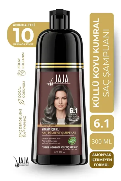 Jaja Saç Pigment Şampuanı 300 ML - 6.1 Küllü Koyu Kumral