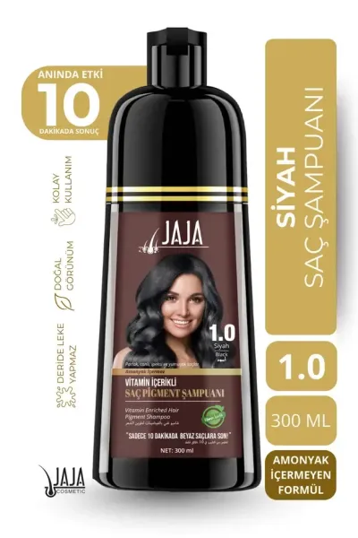 Jaja Saç Pigment Şampuanı 300 ML - 1.0 Siyah