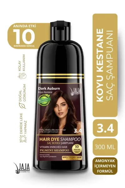 Jaja Saç Pigment Şampuanı 300 ML - 3.4 Koyu Kestane