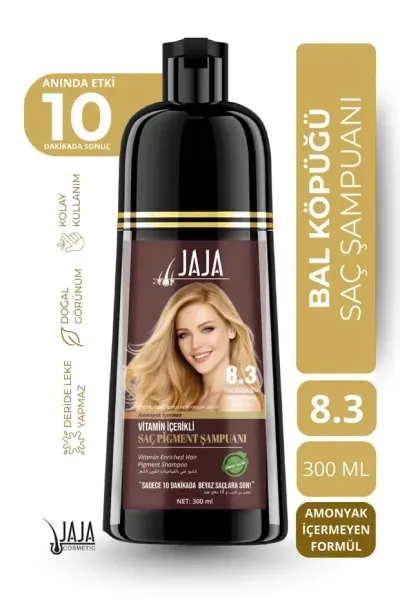 Jaja Saç Pigment Şampuanı 300 ML - 8.3 Bal Köpüğü
