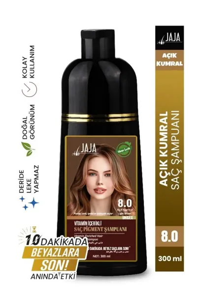 Jaja Saç Pigment Şampuanı 300 ML - 8.0 Açık Kumral