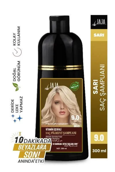 Jaja Saç Pigment Şampuanı 300 ML - 9.0 Sarı