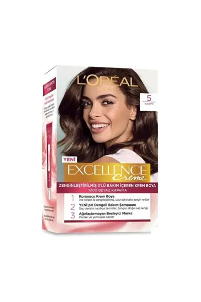 L'Oreal Paris Excellence Saç Boyası - 5 Kahve