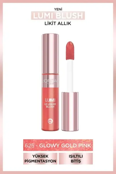 L'Oreal Lumi Blush 625 Glowy Gold Pink Allık