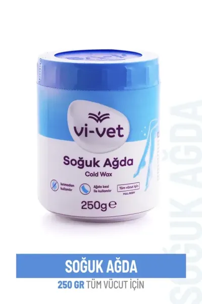 Vivet Sir Ağda Tüy Alma ve Bakım Ürünü - Vİ-VET Soğuk Ağda Mavi