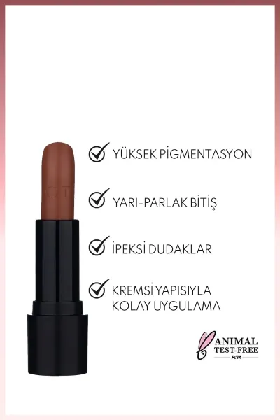 Note Ruj & Deep Impact Lipstick Kremsi Dokulu Yari Parlak No: 09 Spicy
