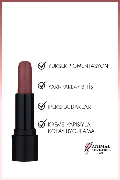 Note Ruj & Deep Impact Lipstick Kremsi Dokulu Yari Parlak No: 10