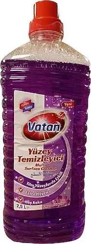 Vatan Çok Amaçlı Yüzey Temizleyici 2 L Ferahlık - Erguvan Bahçesi 2,5L