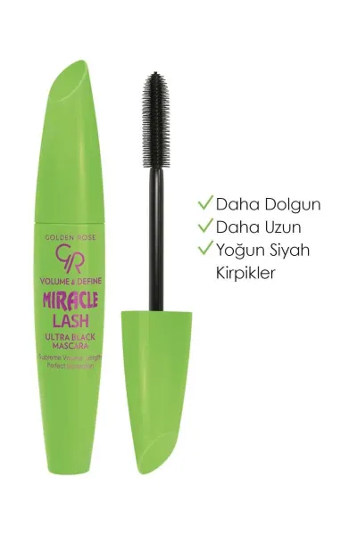Golden Rose Volume & Define Miracle Lash Mascara - Ultra Siyah Hacim Maskarası