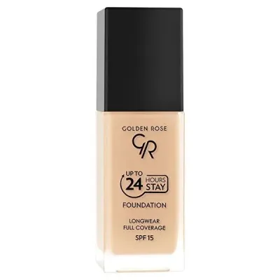 Golden Rose Fondöten & Up To 24 Hours Stay Foundation No: 15