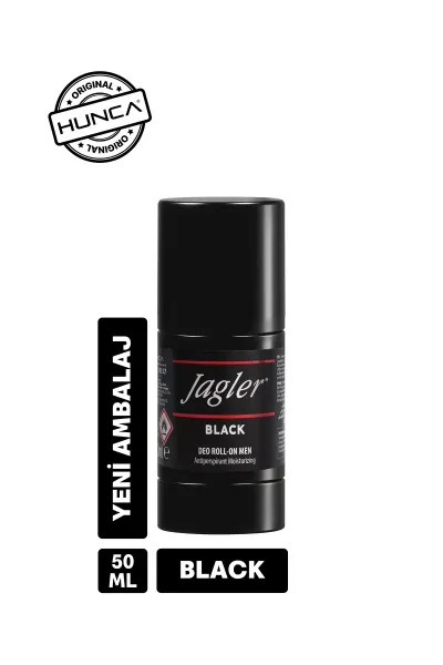 Jagler Deodorant Rool On & Siyah Erkek 50 ml