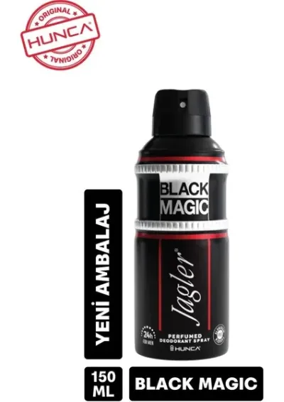 Jagler Deodorant Sprey Black Erkek 150 ml