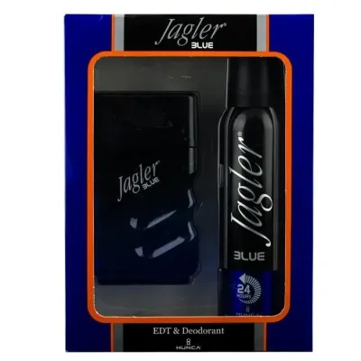 Jagler Parfüm Edt Blue Erkek 90 ml +Deodorant Sprey Blue Erkek 150 ml Kofre