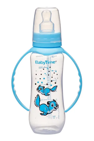 BabyTime Klasik Pp Biberon (Silikon Kiraz Uçlu) 250 ml BT065 No: 1