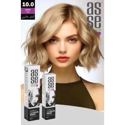 Asse Krem Tüp Boya 60 ml Profesyonel Saç Boyası - 10.0