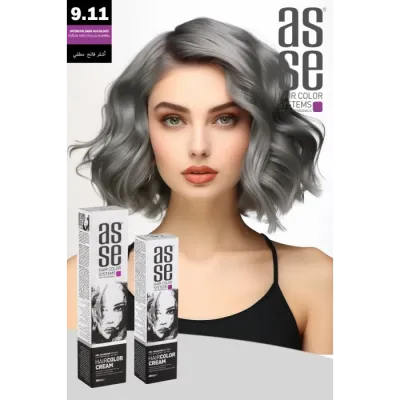 Asse Krem Tüp Boya 60 ml Profesyonel Saç Boyası - 9.11