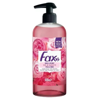 Fax Sıvı Sabun 500 ml Gül Ve Şakayık