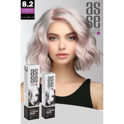 Asse Krem Tüp Boya 60 ml Profesyonel Saç Boyası - 8.2