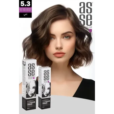 Asse Krem Tüp Boya 60 ml Profesyonel Saç Boyası - 5.3