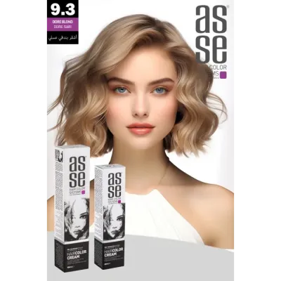 Asse Krem Tüp Boya 60 ml Profesyonel Saç Boyası - 9.3