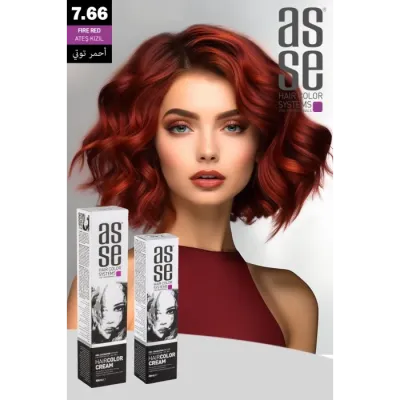 Asse Krem Tüp Boya 60 ml Profesyonel Saç Boyası - 7.66