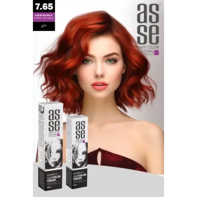 Asse Krem Tüp Boya 60 ml Profesyonel Saç Boyası - 7.65