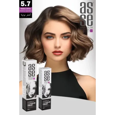 Asse Krem Tüp Boya 60 ml Profesyonel Saç Boyası - 5.7