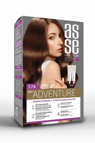 Asse Saç Boya Seti 50 + 50 ml - 7.74