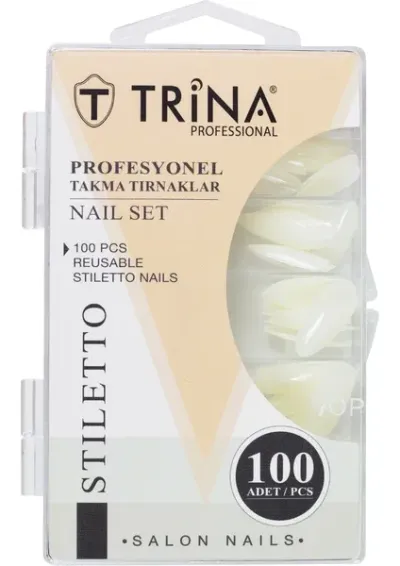 Trina 100'lü Takma Tırnak Stiletto Modeli - Stiletto