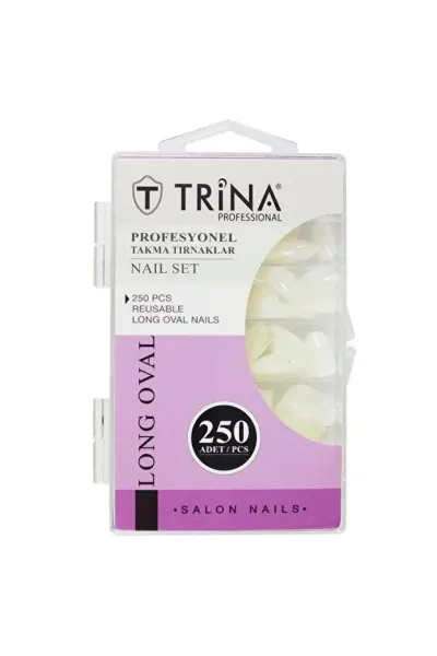 Trina 250'li Takma Tırnak Stiletto Modeli - LONG OVAL