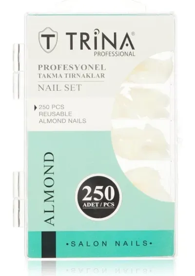 Trina 250'li Takma Tırnak Stiletto Modeli - ALMOND
