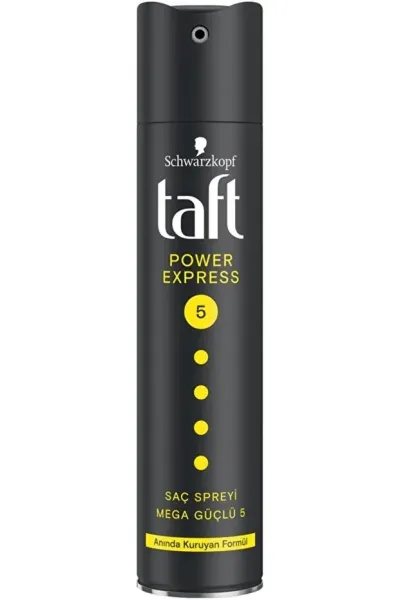 Taft Saç Spreyi 250 ml Kalıcı ve Güçlü Tutuş - POWER EXPRESS 250ml