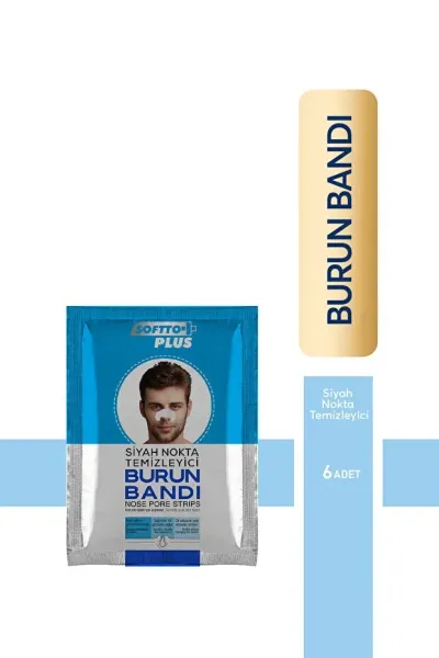 Softto Plus Erkek Burun Bandı 6'lı