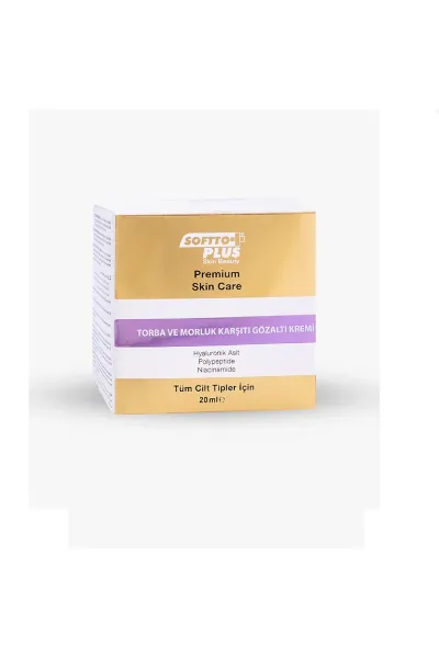 Softto Plus Göz Altı Bakım kremi - Göz Altı Kırışıklık Kremi 20 Ml