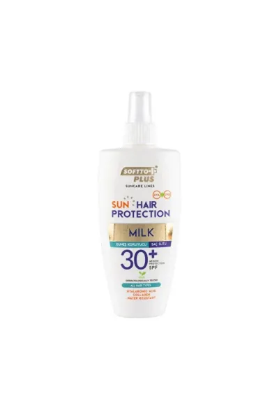 Softto Plus Hair Milk Saç Sütü 200 ML - Güneş Koruyucu Saç Sütü 30 Spf 200ml