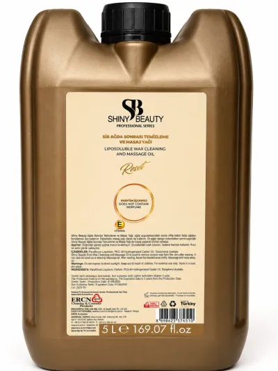 Shiny Beauty Chill Out Ağda Sonrası Yağ 5L - Ağda Sonrası Temizleme ve Masaj Yağı Reset 5L