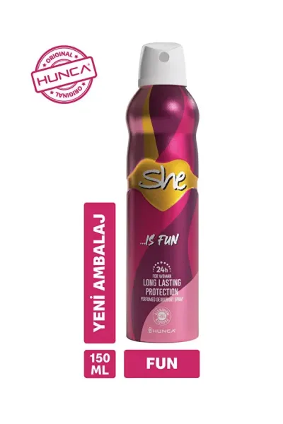 She Is Fun Kadın Deodorant Sprey - FUN Deodorant 150ml