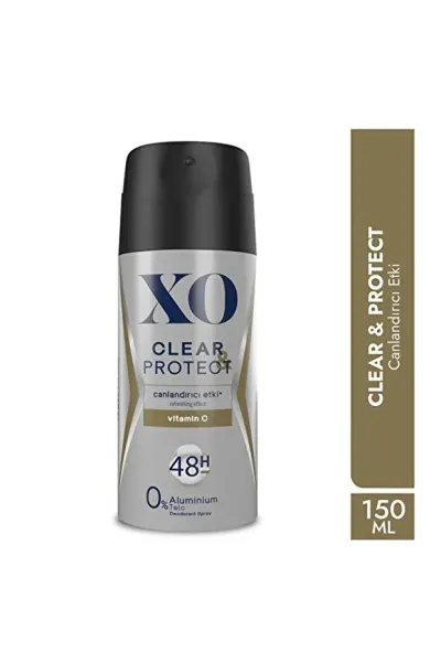 Xo Deodorant 150ML Men-Erkek - Clear Protect